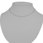 Náhrdelník zo 14k zlata, dvojfarebný Anker, 42 cm