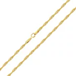Náhrdelník zo 14k zlata, Singapur 45 cm