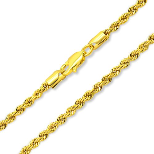 Náhrdelník Waless zo 14k zlata, 55 cm