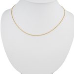 Náhrdelník zo 14k zlata, benátska kocka, 42 cm