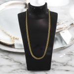 Náhrdelník zo 14k zlata, sploštené brnenie 45 cm