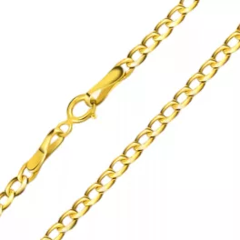 Náhrdelník zo 14k zlata, sploštené brnenie 45 cm