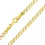14k zlatý náhrdelník, plochý pancier 55 cm