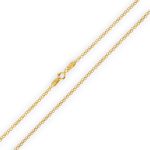 Náhrdelník zo 14 kt zlata, Biscmarck, 45 cm