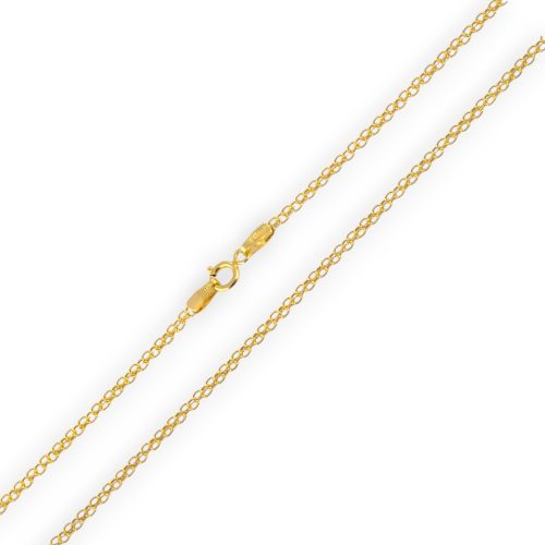 Náhrdelník zo 14 kt zlata, Biscmarck, 45 cm