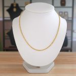 Náhrdelník zo 14 kt zlata, Biscmarck, 45 cm