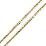 Náhrdelník zo 14k zlata, Singapur 45 cm