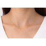 Náhrdelník zo 14 kt zlata, Anker, 45 cm