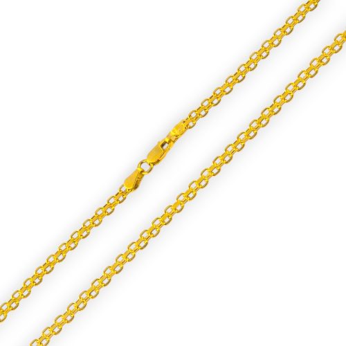 Náhrdelník zo 14 kt zlata, Biscmarck, 45 cm