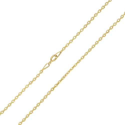 Náhrdelník zo 14 kt zlata, Anker, 45 cm