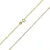 Náhrdelník zo 14k zlata, Figaro, 50 cm