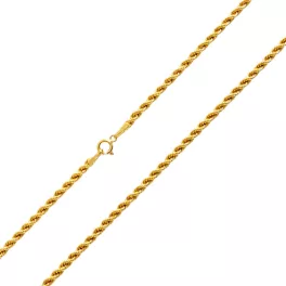 Náhrdelník Waless zo 14k zlata, 55 cm