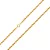 Náhrdelník Waless zo 14k zlata, 55 cm