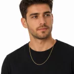 Náhrdelník Waless zo 14k zlata, 55 cm