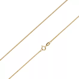 Náhrdelník zo 14k zlata, benátska kocka, 42 cm
