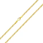 14k zlatý náhrdelník, Gucci, 55 cm