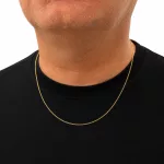 14k zlatý náhrdelník, Gucci, 55 cm
