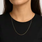 14k zlatý náhrdelník, Gucci, 55 cm