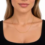14k zlatý náhrdelník Waless, 50 cm
