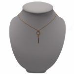 Zlatý náhrdelník so 14k kruhom a príveskom