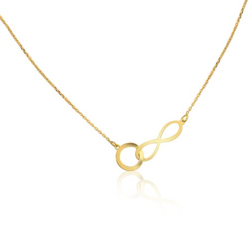 Náhrdelník zo 14k zlata, nekonečná väzba