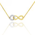 Náhrdelník zo 14k zlata, nekonečná súdržnosť s príveskom