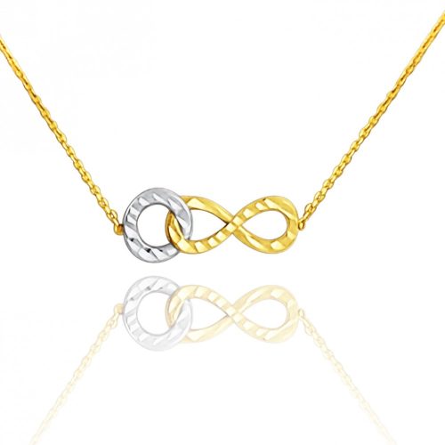 Náhrdelník zo 14k zlata, nekonečná súdržnosť s príveskom