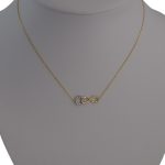 Náhrdelník zo 14k zlata, nekonečná súdržnosť s príveskom