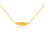 Náhrdelník zo 14k zlata s príveskom fúzy