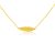 Náhrdelník zo 14k zlata s príveskom fúzy