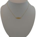 Náhrdelník zo 14k zlata s príveskom fúzy