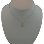 Náhrdelník zo 14k zlata s príveskom s dvojitým srdcom