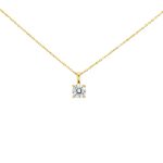 Náhrdelník zo 14k zlata s krištáľovým príveskom