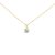 Náhrdelník zo 14k zlata s krištáľovým príveskom
