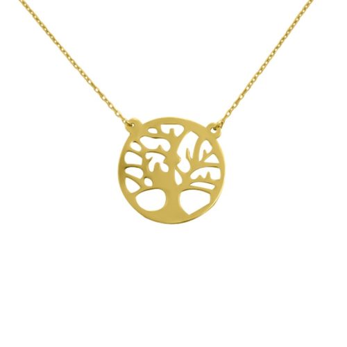 Náhrdelník zo 14k zlata s príveskom strom života