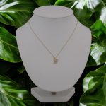 Náhrdelník zo 14k zlata s príveskom mačky