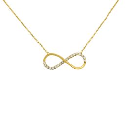 Náhrdelník zo 14k zlata s príveskom nekonečna