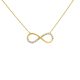Náhrdelník zo 14k zlata s príveskom nekonečna