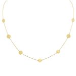 Náhrdelník zo 14 kt zlata so 7 tolárovými príveskami