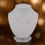 Náhrdelník zo 14k zlata s integrovaným krížikom