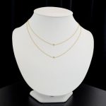 Náhrdelník zo 14k zlata s integrovaným krížikom