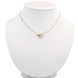 Náhrdelník zo 14k zlata s integrovaným krížikom