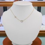 Náhrdelník zo 14k zlata s integrovaným krížikom