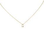 Náhrdelník zo 14k zlata s integrovaným krížikom