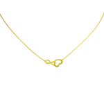 Náhrdelník zo 14k zlata s integrovaným krížikom