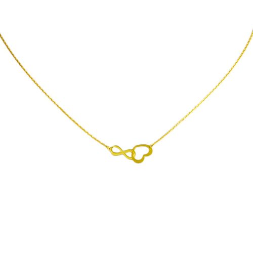 Náhrdelník zo 14k zlata s integrovaným krížikom