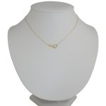 Náhrdelník zo 14k zlata s integrovaným krížikom