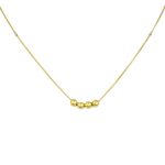 Náhrdelník zo 14k zlata s integrovaným krížikom