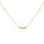 Náhrdelník zo 14k zlata s integrovaným krížikom