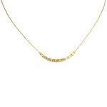 Náhrdelník zo 14k zlata s integrovaným krížikom